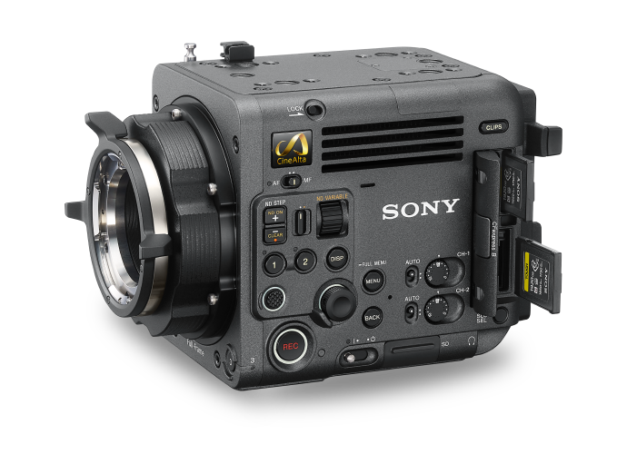 Sony BURANO dual CFexpress Type B media slots